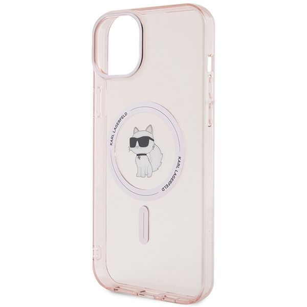 Etui Karl Lagerfeld do iPhone 15 Plus, iPhone 14 Plus, Różowy, MagSafe zdjęcie 6