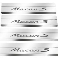 Listwa progowa PORSCHE MACAN  MACAN S Stal nierdzewna 304 połysk 4szt