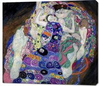 Obraz 100x90cm Dziewica, Gustaw Klimt Vintage do Salonu