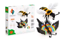Zabawka kreatywna dla każdego -Origami 3D Motyl i Pszczoła 304 elementy