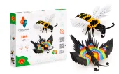 Zabawka kreatywna dla każdego -Origami 3D Motyl i Pszczoła 304 elementy