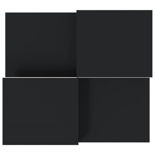 Stoliki kawowe, 2 szt., czarne, materiał drewnopochodny na Arena.pl