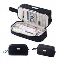 Duży dwupokojowy wielofunkcyjny piórnik szkolny