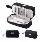 Duży dwupokojowy wielofunkcyjny piórnik szkolny