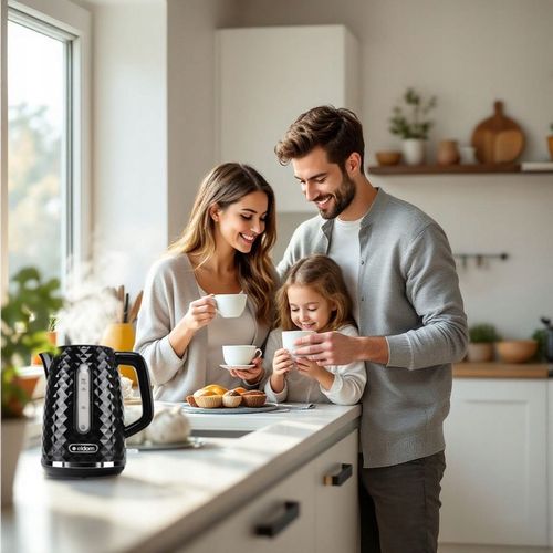 Czajnik elektryczny bezprzewodowy czarny ELDOM C280B 1,7L 2200W cichy MOCNY na Arena.pl