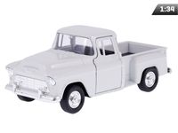 Model 1:34, 1955 Chevrolet Stepside Pick Up, biały (A00880CHSB)