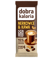 DOBRA KALORIA - BATON - NERKOWCE & KAWA 35g  NR04