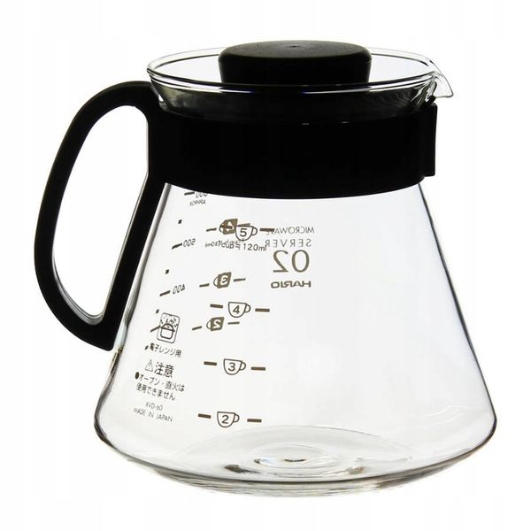 Dzbanek Hario V60-02 RANGE SERVER 600ml microwave zdjęcie 1
