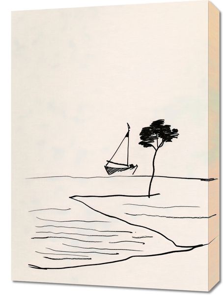 Obraz 50x70cm Spokój Przybrzeżny zdjęcie 1