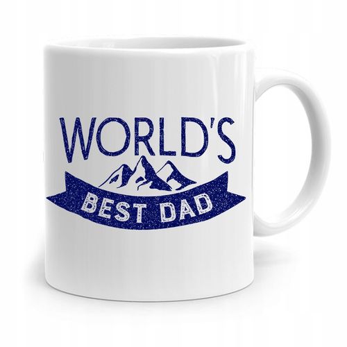 Kubek Na Dzień Ojca Dla Taty Worlds Best Dad Z Nadrukiem Ze Zdjęciem na Arena.pl