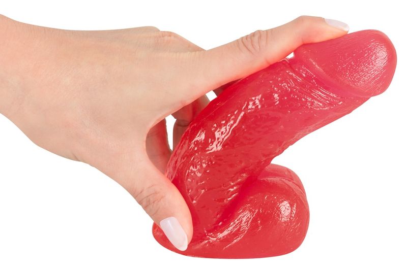 Dildo penis z jądrami Small Dong 15 cm zdjęcie 5
