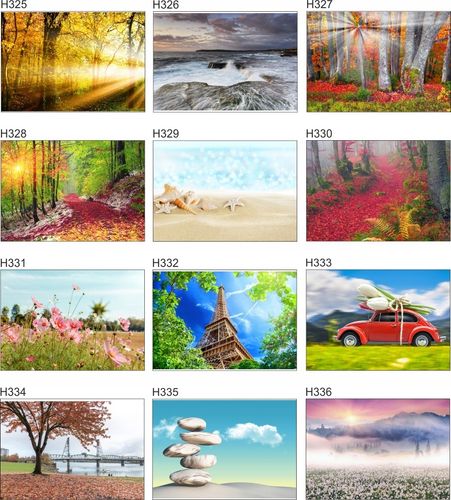 Fototapeta 3D widok kwiaty góry we mgle 200x130 FL na Arena.pl