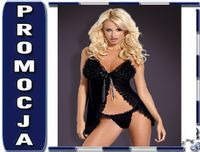 OBSESSIVE MADAME S/M CZARNY BABYDOLL I STRINGI