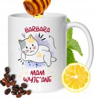 Kubek Dla Barbary Koleżanki Przyjaciółki Prezent Z Nadrukiem Biały 330Ml