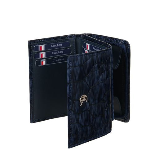 Skórzany portfel damski ze skóry lakierowanej Canaletto z RFID PD1225CS287 RFID na Arena.pl