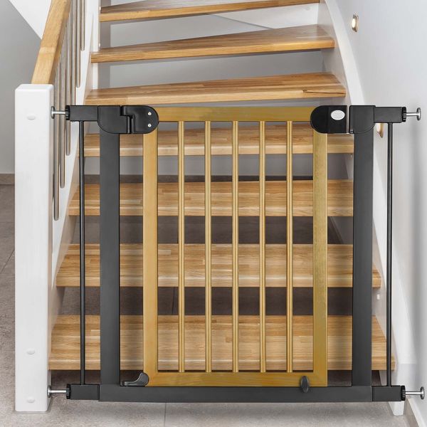 Barierka bramka zabezpieczająca czarna Nukido 718200 zdjęcie 3