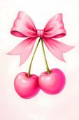 Plakat 61x91,5cm Nowoczesny Owoce I Cherry I Pop Art Vintage do Salonu