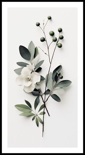 Plakat 50x100cm Papierowy Kwiat na Arena.pl