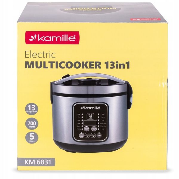 MULTICOOKER ELEKTRYCZNY GARNEKGARNEK SZYBKOWAR PAROWAR 13 PROGRAMÓW zdjęcie 2