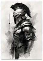Plakat cyfrowy do wydruku wojownik gladiator