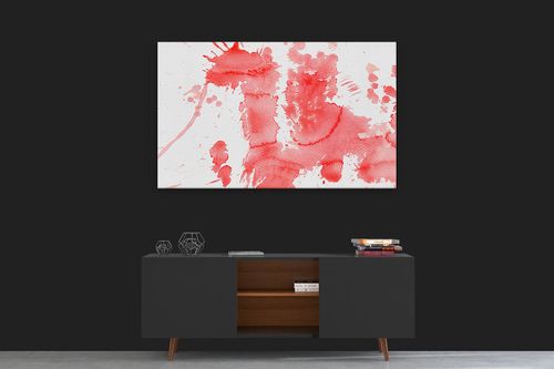 OBRAZ NA PŁÓTNIE CANVAS ABSTRAKCJA AKWAREL 02 130X80 CM na Arena.pl