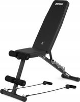 Ławka Treningowa Regulowana Ławeczka do ćwiczeń Skośna z ekspanderami Zipro