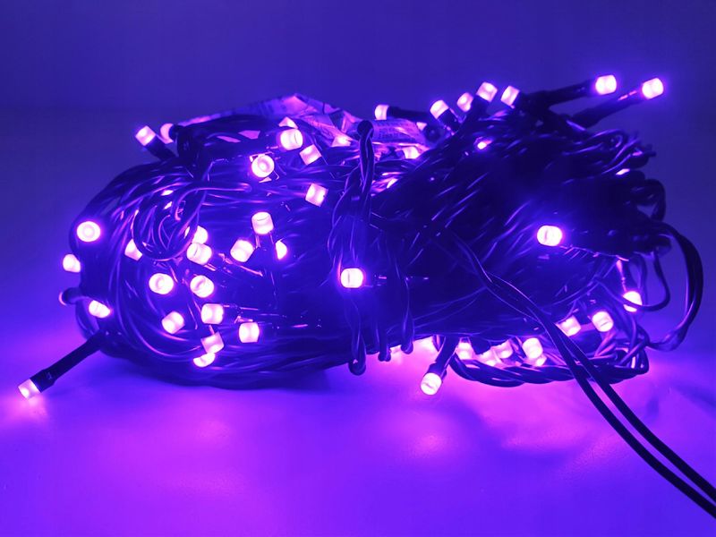 LAMPKI CHOINKOWE 100LED ZEW/WEW+TIMER+ZŁĄCZE ATEST zdjęcie 2