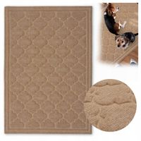 Wycieraczka Pod Drzwi Tekstylna 60x90 Beżowa 3D Duża Wejściowa
