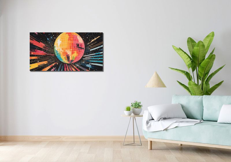 Obraz 100x50cm Disco Gra! zdjęcie 2