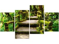 140CM 70 OBRAZ DREWNIANY MOSTEK ŚCIENNY