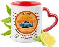 18 Urodziny Czerwony Z Uszkiem W Kształcie Serca Na Prezent