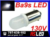 żarówka LED T4W ba9s dyfuzyjna matowa biała zimna 130v do maszyn