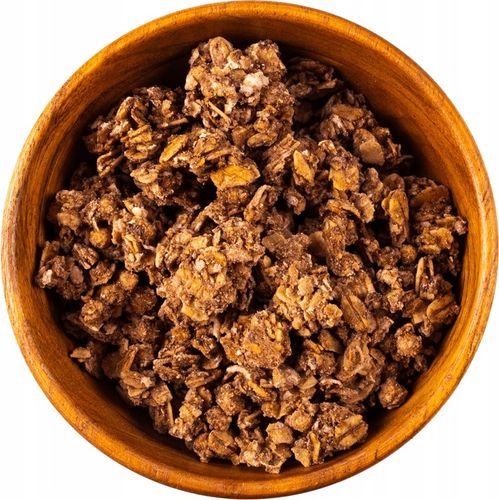 GRANOLA CZEKOLADOWA 1 KG BEZ OLEJU PALMOWEGO MUSLI PŁATKI ŚNIADANIOWE MUSLI na Arena.pl