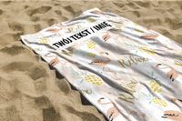 RĘCZNIK Lato z twoim dowolnym tekstem 150x75cm 036I