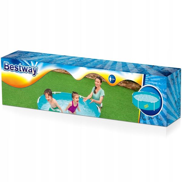 Basen 152x38 okrągły First Frame z konstrukcją dla dzieci #56283 Bestway zdjęcie 8