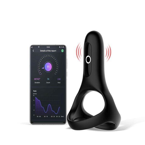 Magic Motion - Rise Smart Wearable Cockring Black zdjęcie 1