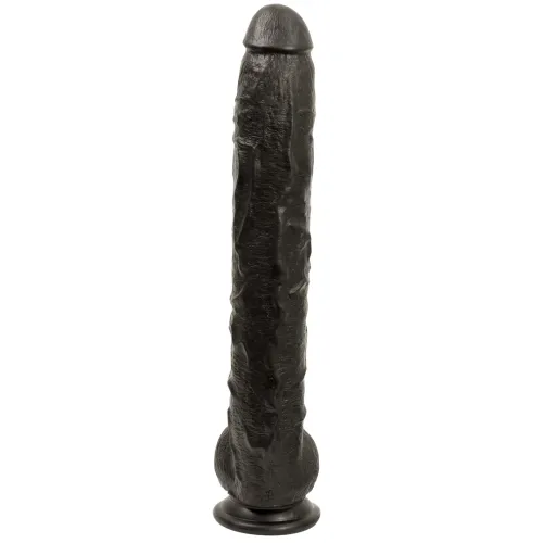 doc johnson rambone classic - model z przyssawką, 38 cm, czarny na Arena.pl