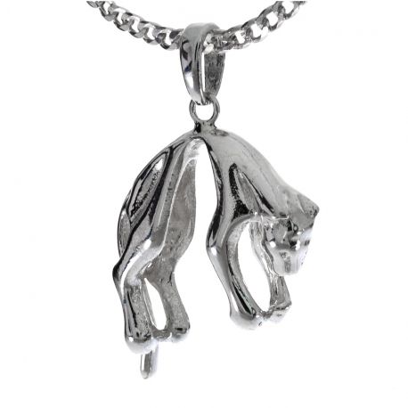 SREBRNY WISIOR PANTERA SREBRO PRÓBY 925 na Arena.pl