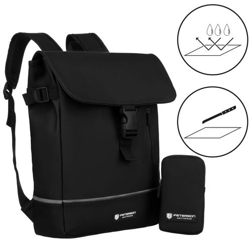 plecak peterson pu ptn eb97-6519 black na Arena.pl