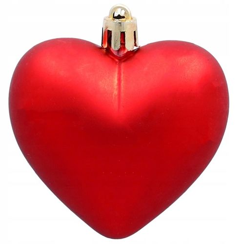 Bombki choinkowe czerwone serca zawieszki na choinkę ozdoby świąteczne 16x na Arena.pl