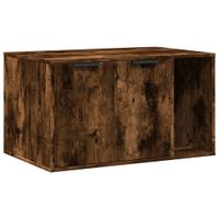 Szafka na kuwetę, przydymiony dąb, 80x50x45 cm