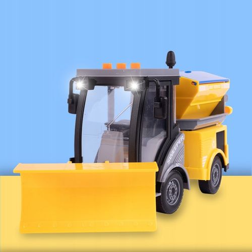 AUTO POJAZD ODŚNIEŻARKA DO ŚNIEGU SPYCHACZ ULICZNY LED DŹWIĘK NA BATERIE na Arena.pl