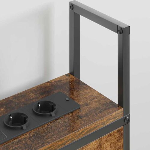 Szafka z Ładowaniem Wędzony dąb 160 cm Materiał drewnopochodny na Arena.pl