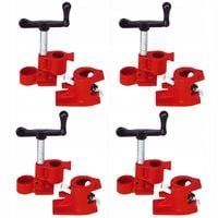 ŚCISK STOLARSKI ZACISK MOCNY RUROWY BEZKOŃCOWY 3/4" ZESTAW x 4 SZT