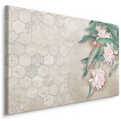 Obraz Ścienny Do Jadalni KWIATY Mozaika Marokańska Abstrakcja 120cm x 80cm