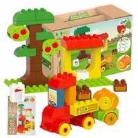 Klocki konstrukcyjne Farma Traktor klocki kompatybilne dla dzieci Gratis