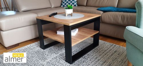 Ława Stolik K6 w stylu loft 60x60x45 na Arena.pl
