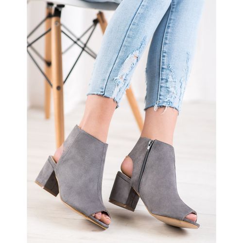 Szare Botki Open Toe r.38 na Arena.pl