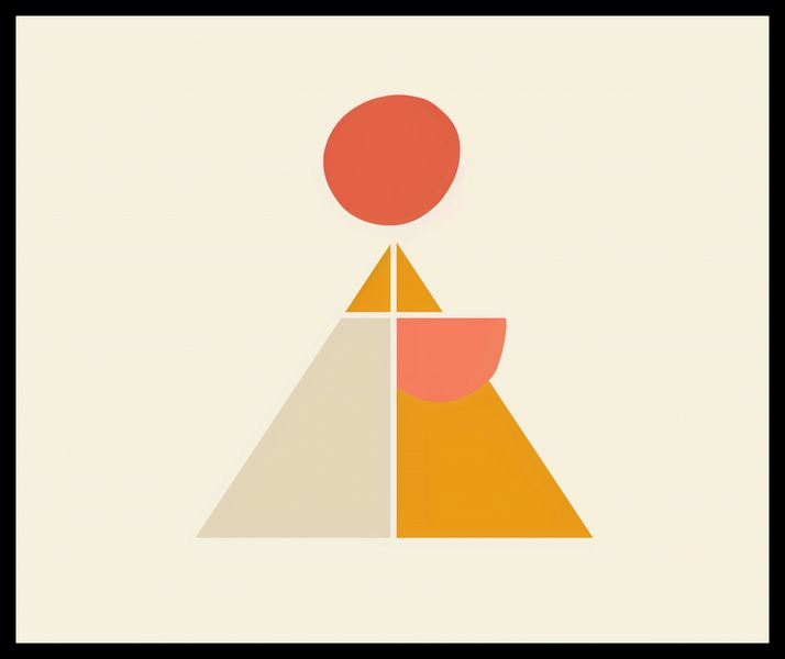 Plakat 60x50cm Piramida Równowagi zdjęcie 2