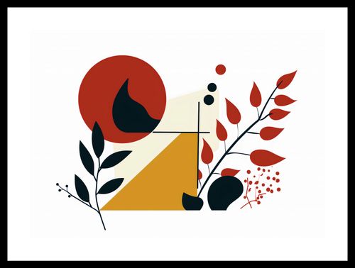 Plakat 42x29,7cm Ogień i Flora na Arena.pl